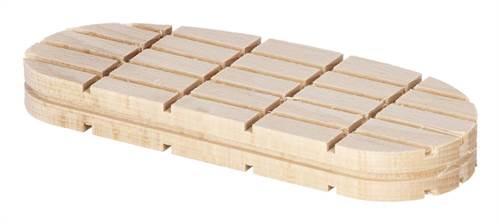 Holzklotz flache Ausführung, einzeln, Größe XL